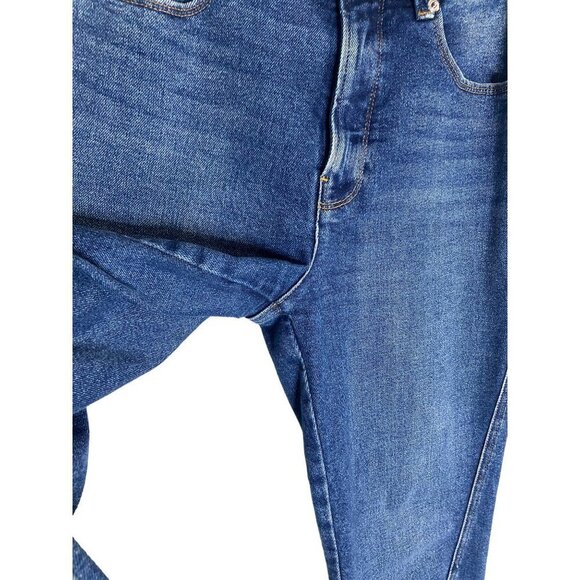 Good American Good Straight Twisted Seam Jeans-sz 27 - Picture 5 of 10